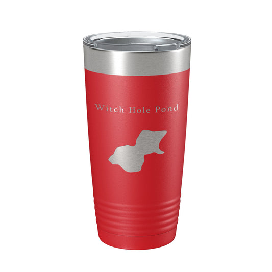 Witch Hole Pond Tumbler Lake Map Travel Mug Insulated Laser Engraved Coffee Cup Acadia Maine 20 oz-10