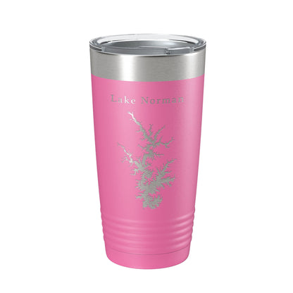 Lake Norman Map Tumbler Travel Mug Insulated Laser Engraved Coffee Cup North Carolina 20 oz-11