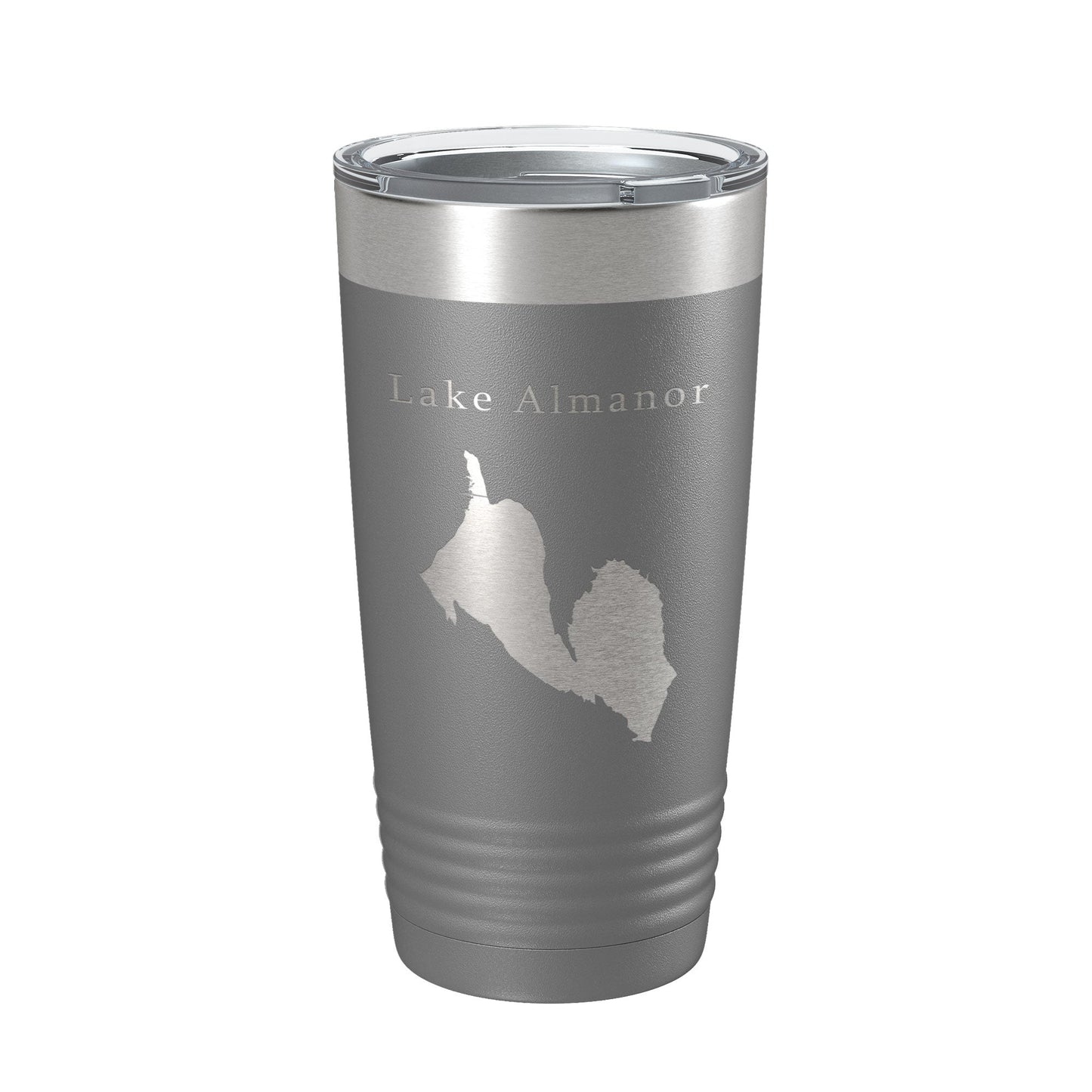 Lake Almanor Map Tumbler Travel Mug Insulated Laser Engraved Coffee Cup California 20 oz-16