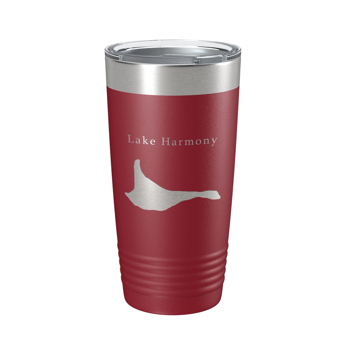 Lake Harmony Map Tumbler Travel Mug Insulated Laser Engraved Coffee Cup Pennsylvania 20 oz-18