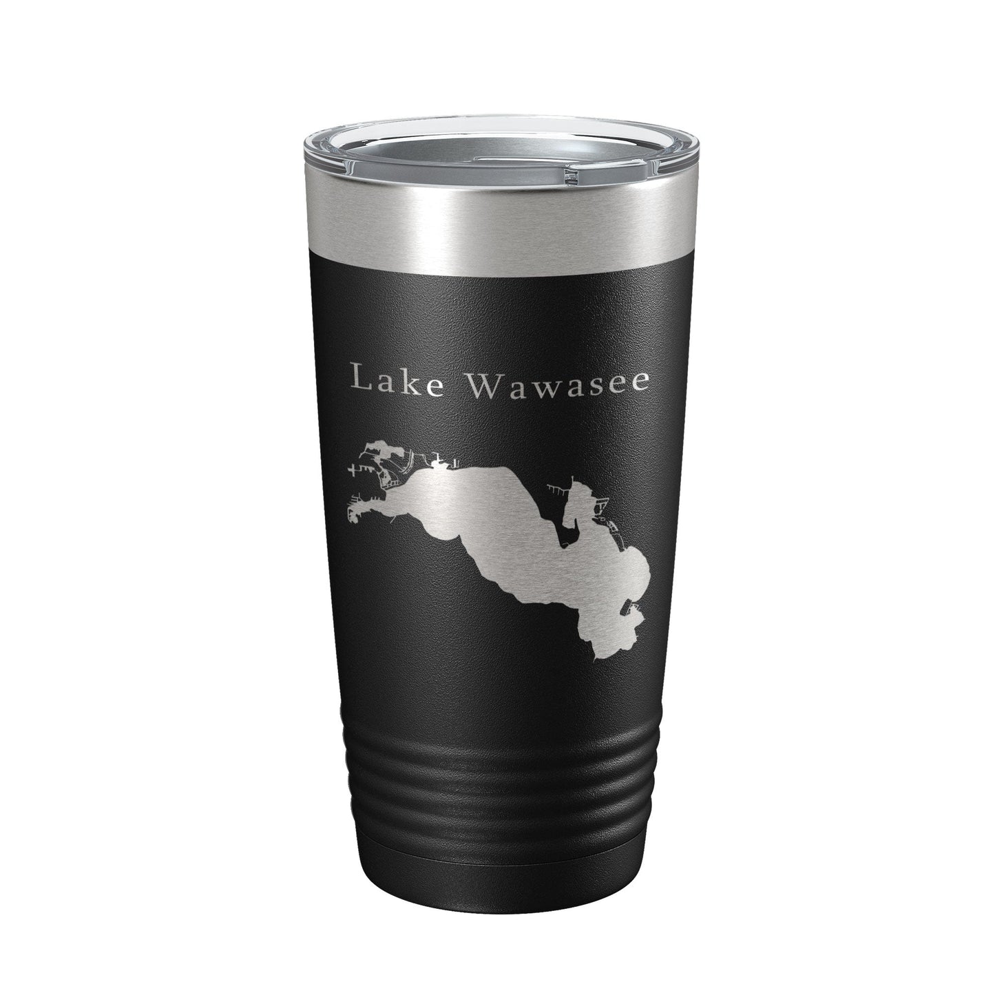 Lake Wawasee Map Tumbler Travel Mug Insulated Laser Engraved Coffee Cup Indiana 20 oz-5
