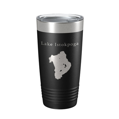 Lake Istokpoga Map Tumbler Travel Mug Insulated Laser Engraved Coffee Cup Florida 20 oz-5