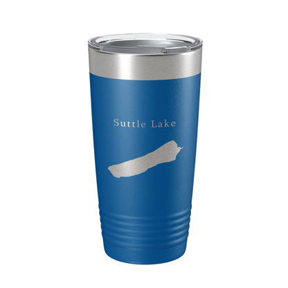 Suttle Lake Map Tumbler Travel Mug Insulated Laser Engraved Coffee Cup Oregon 20 oz-6