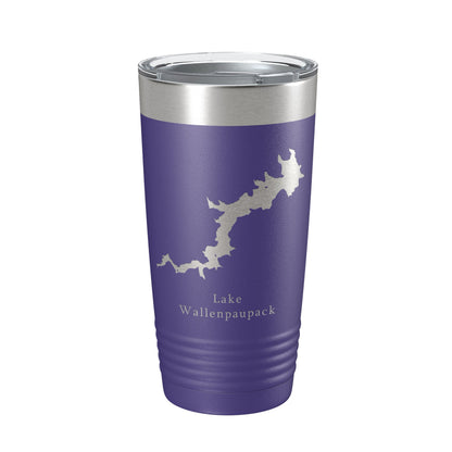 Lake Wallenpaupack Map Tumbler Travel Mug Insulated Laser Engraved Coffee Cup Pennsylvania 20 oz-15