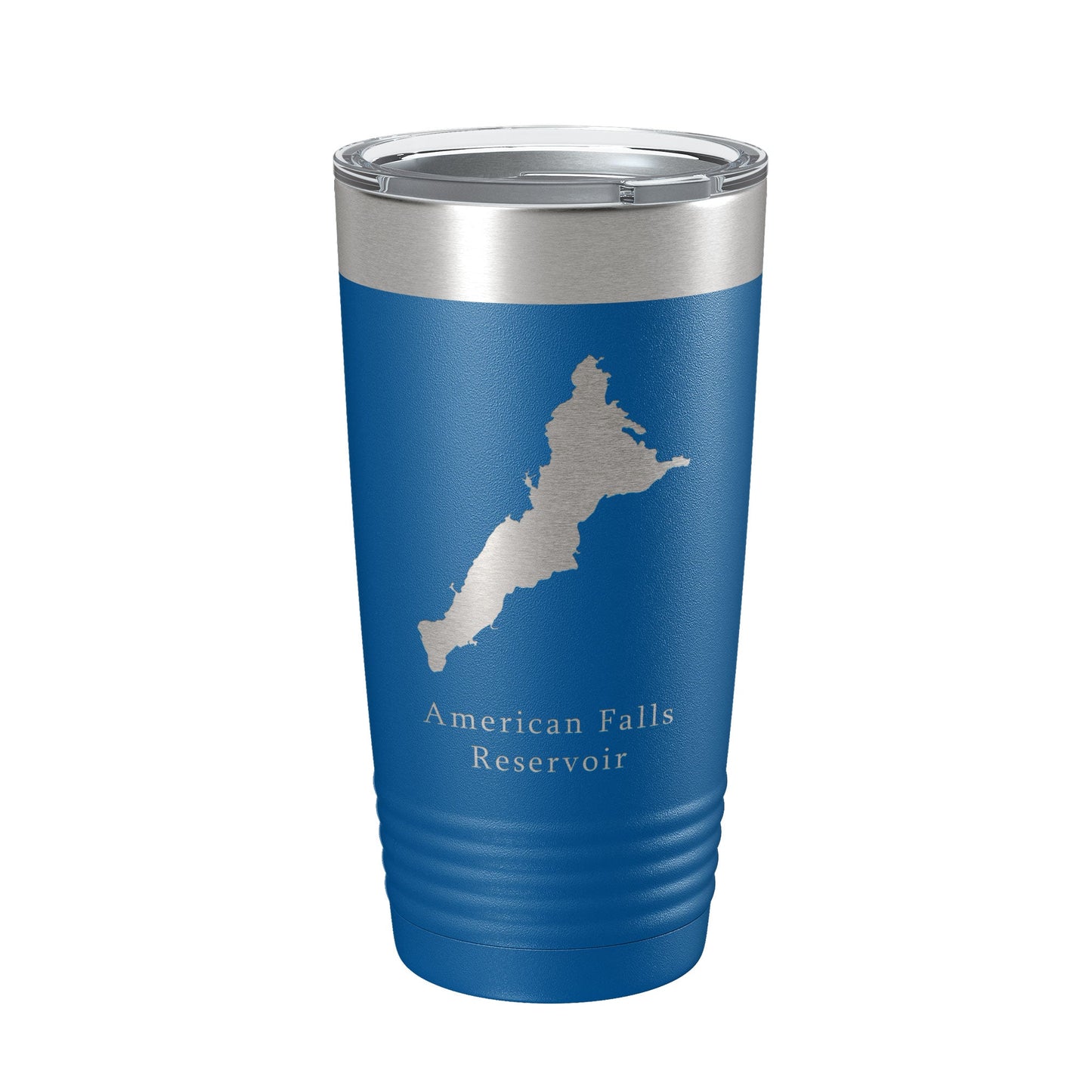 American Falls Reservoir Tumbler Lake Map Travel Mug Insulated Laser Engraved Coffee Cup Snake River Idaho 20 oz-6