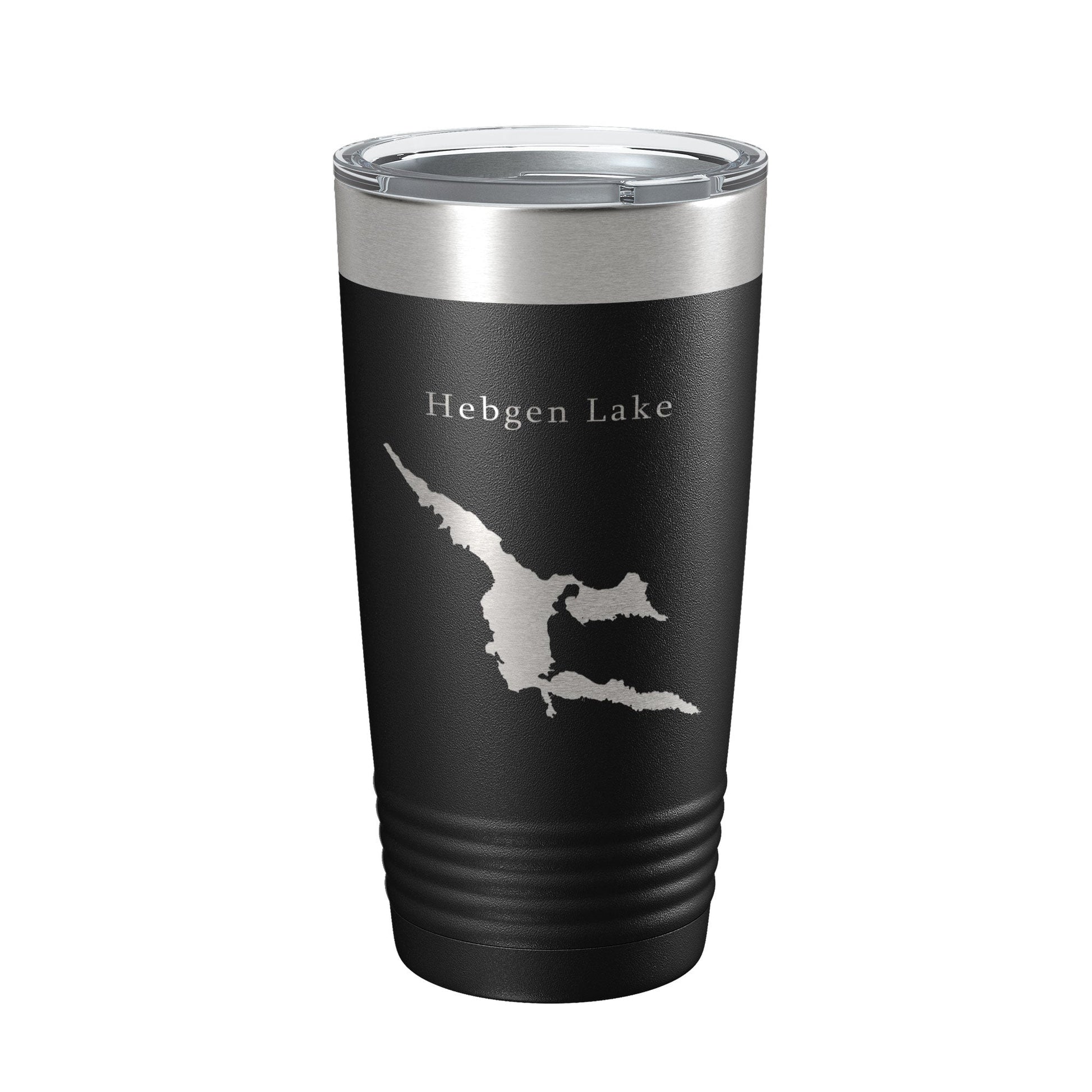 Hebgen Lake Map Tumbler Travel Mug Insulated Laser Engraved Coffee Cup Montana 20 oz-0