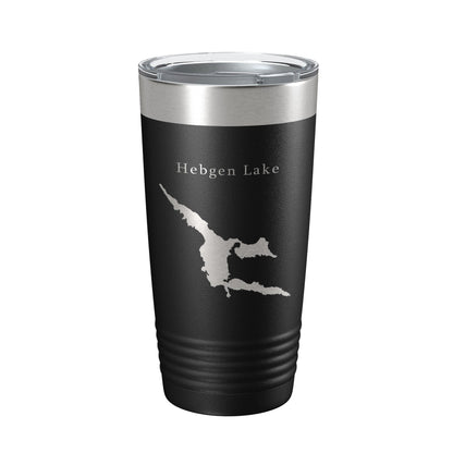 Hebgen Lake Map Tumbler Travel Mug Insulated Laser Engraved Coffee Cup Montana 20 oz-5