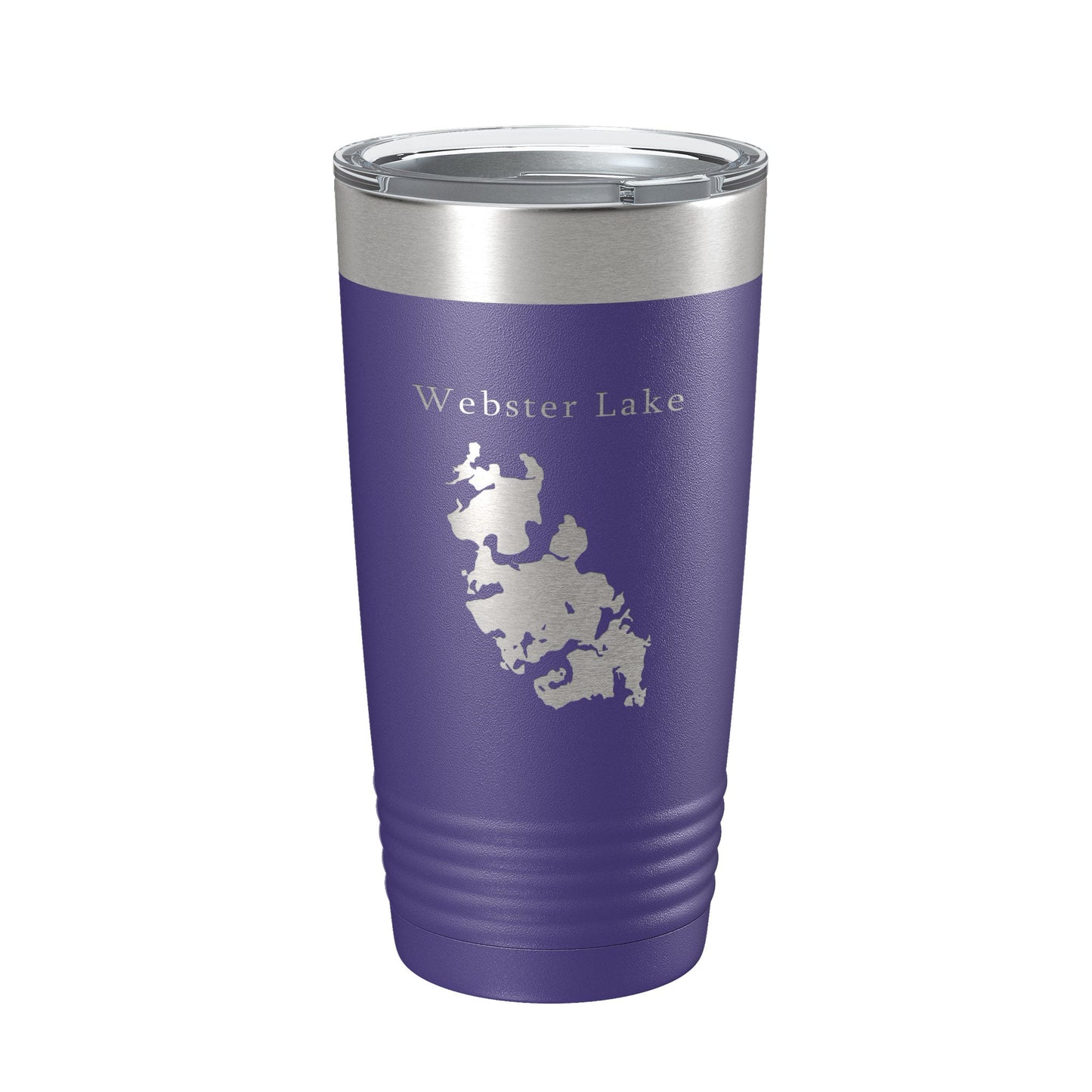 Webster Lake Map Tumbler Travel Mug Insulated Laser Engraved Coffee Cup Massachusetts 20 oz-15