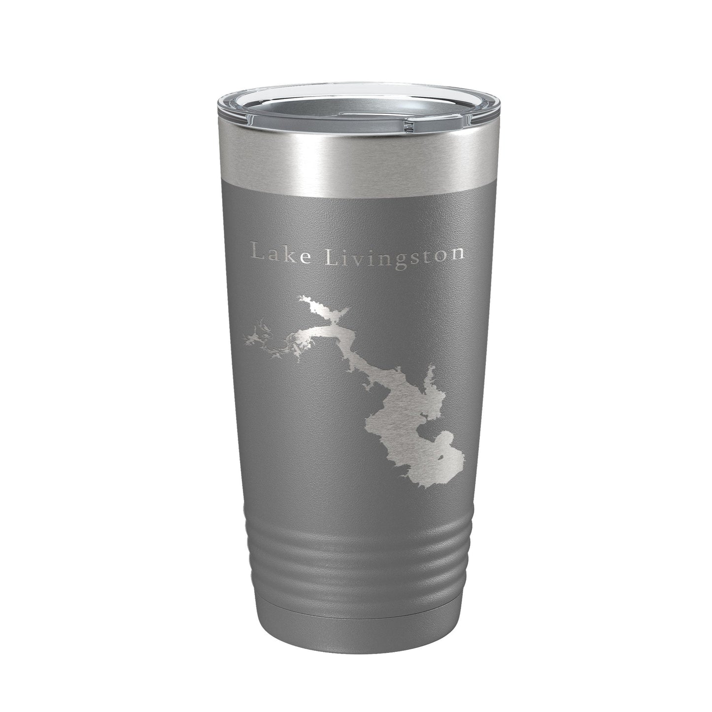 Lake Livingston Map Tumbler Travel Mug Insulated Laser Engraved Coffee Cup Texas 20 oz-16
