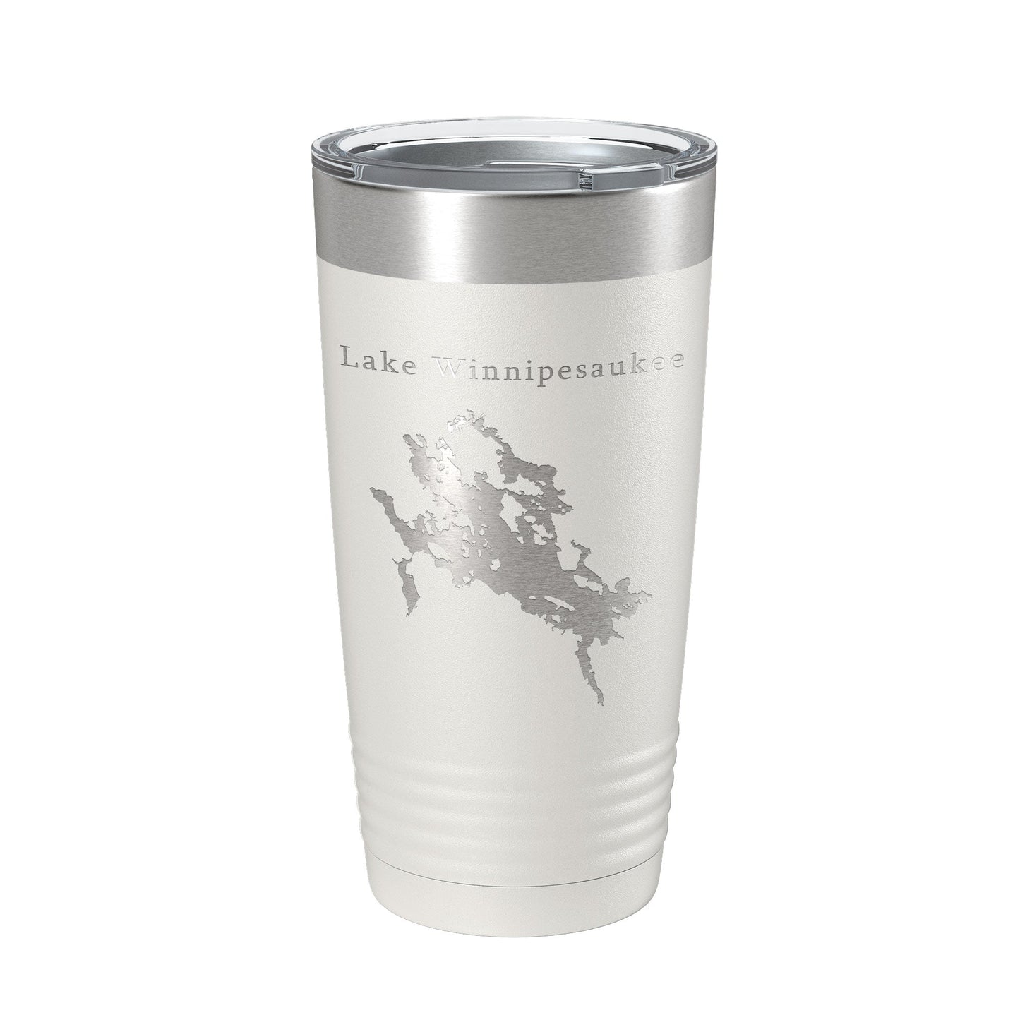 Lake Winnipesaukee Map Tumbler Travel Mug Insulated Laser Engraved Coffee Cup New Hampshire 20 oz-1