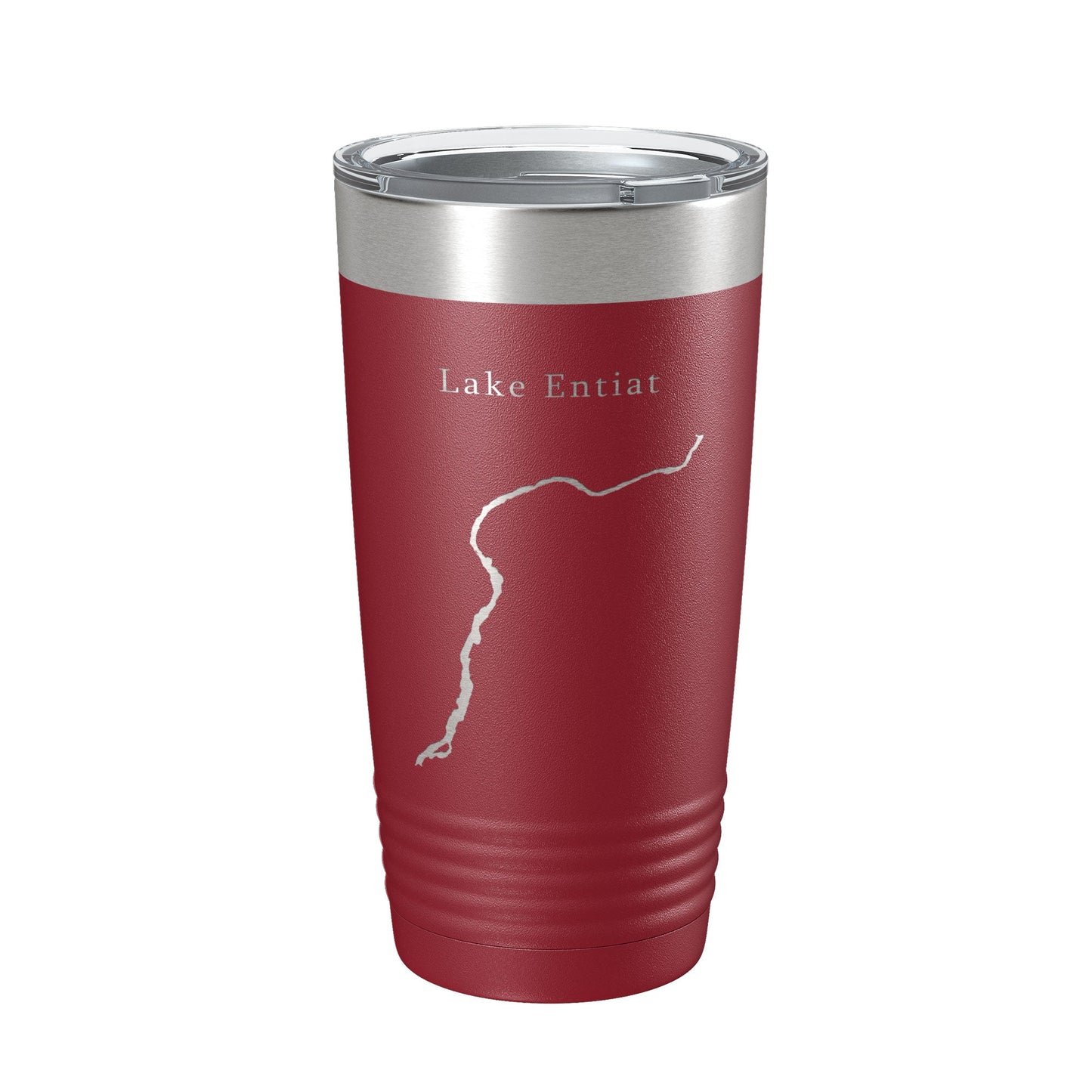 Lake Entiat Map Tumbler Travel Mug Insulated Laser Engraved Coffee Cup Washington 20 oz-18