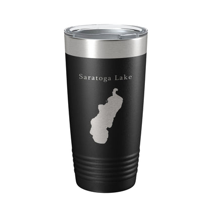 Saratoga Lake Map Tumbler Travel Mug Insulated Laser Engraved Coffee Cup New York 20 oz-5
