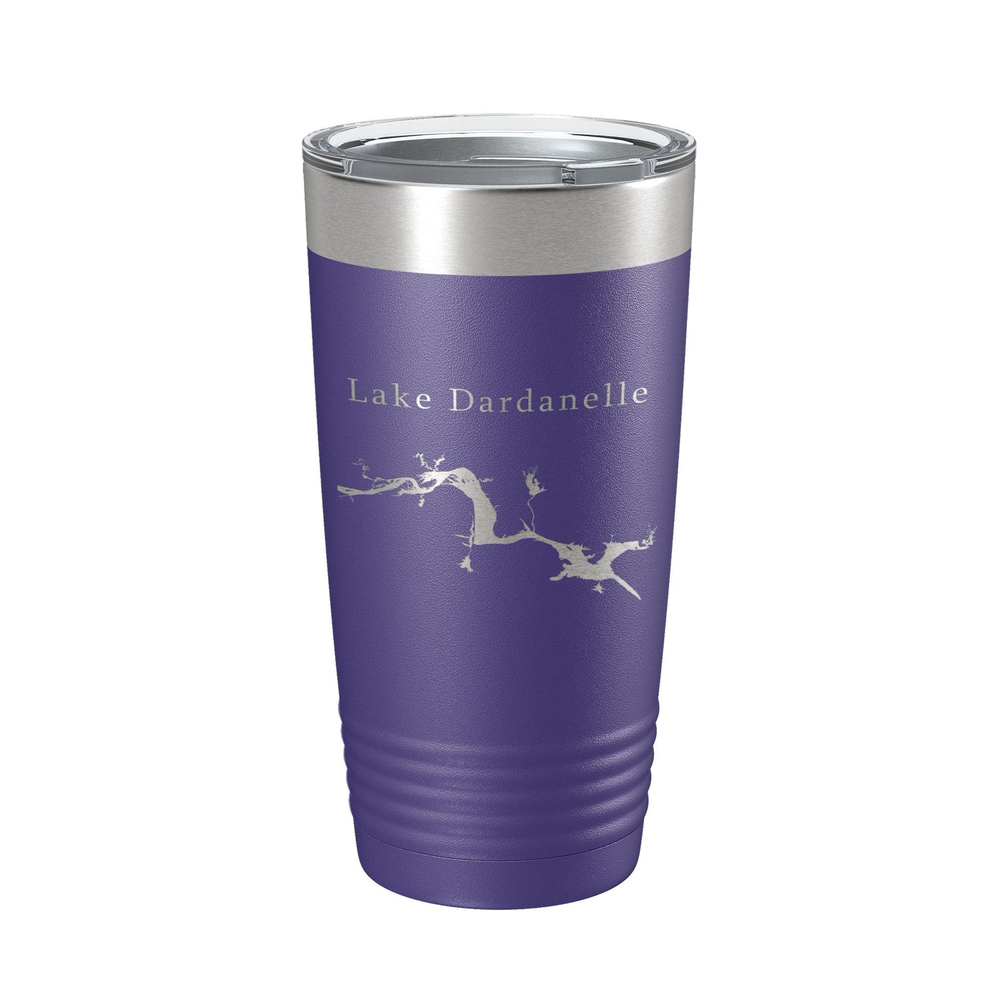 Lake Dardanelle Map Tumbler Travel Mug Insulated Laser Engraved Coffee Cup Arkansas 20 oz-15