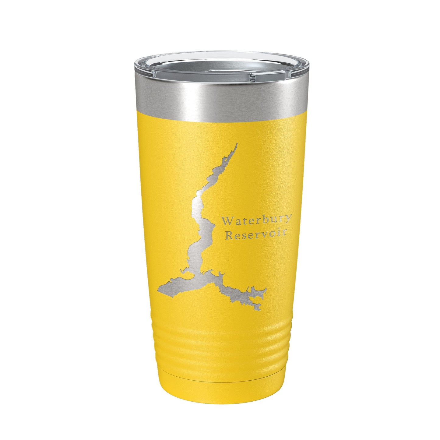 Waterbury Reservoir Tumbler Lake Map Travel Mug Insulated Laser Engraved Coffee Cup Vermont 20 oz-19