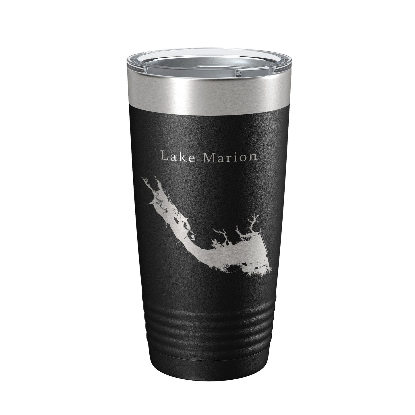 Lake Marion Map Tumbler Travel Mug Insulated Laser Engraved Coffee Cup South Carolina 20 oz-5