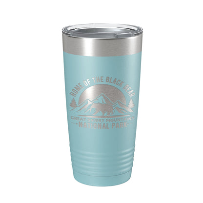 Black Bear Tumbler Great Smoky Mountains National Park Travel Mug Insulated Laser Engraved Coffee Cup GSMNP Gift 20 oz-13