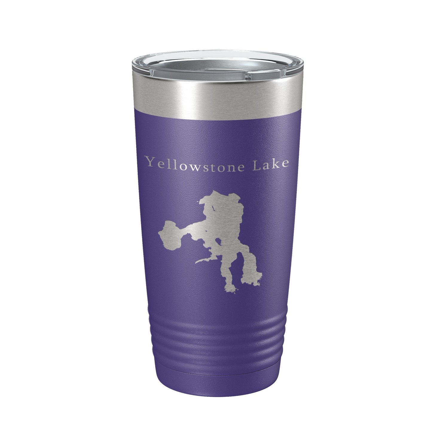 Yellowstone Lake Map Tumbler Travel Mug Insulated Laser Engraved Coffee Cup Wyoming 20 oz-15