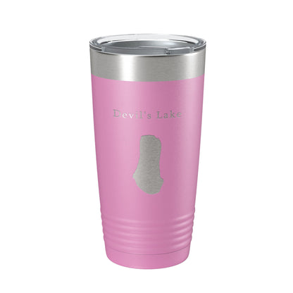 Devil's Lake Spirit Map Tumbler Travel Mug Insulated Laser Engraved Coffee Cup Baraboo Wisconsin 20 oz-14