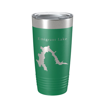 Emigrant Lake Map Tumbler Travel Mug Insulated Laser Engraved Coffee Cup Oregon 20 oz-9