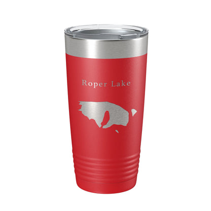 Roper Lake Map Tumbler Travel Mug Insulated Laser Engraved Coffee Cup Arizona 20 oz-10
