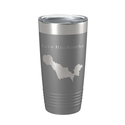 Lake Hatchineha Map Tumbler Travel Mug Insulated Laser Engraved Coffee Cup Florida 20 oz-16