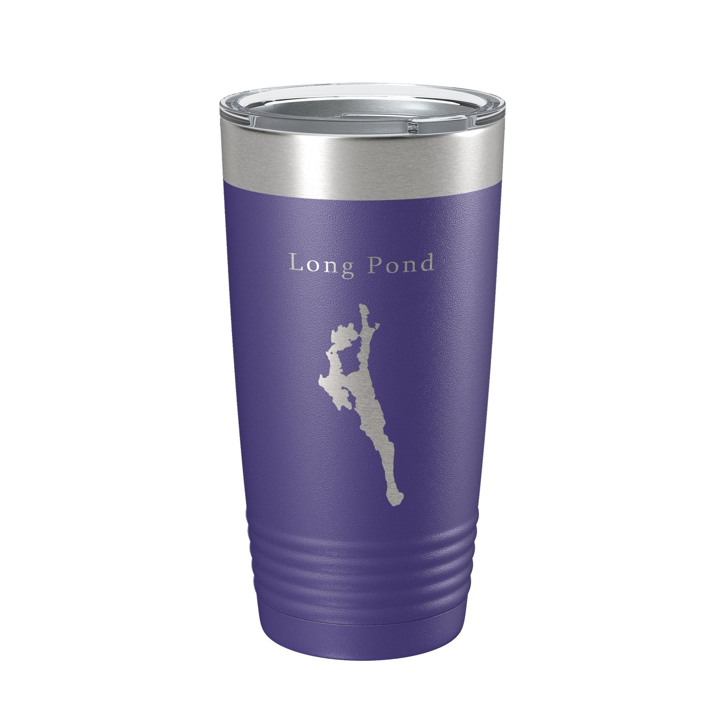 Long Pond Tumbler Lake Map Travel Mug Insulated Laser Engraved Coffee Cup Acadia Maine 20 oz-15