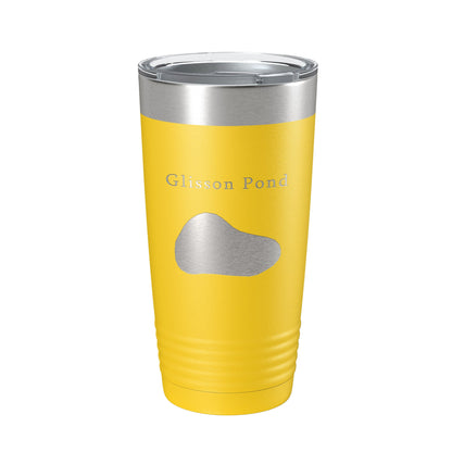 Glisson Pond Tumbler Lake Map Travel Mug Insulated Laser Engraved Coffee Cup Florida 20 oz-4