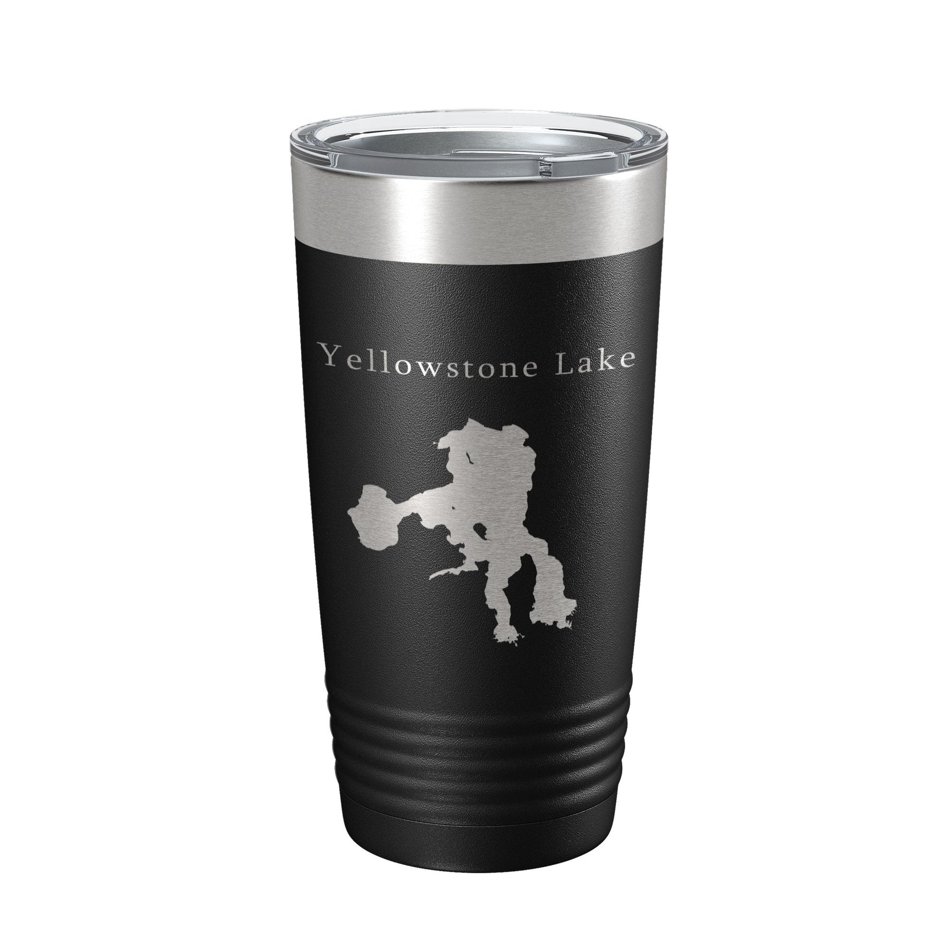 Yellowstone Lake Map Tumbler Travel Mug Insulated Laser Engraved Coffee Cup Wyoming 20 oz-5