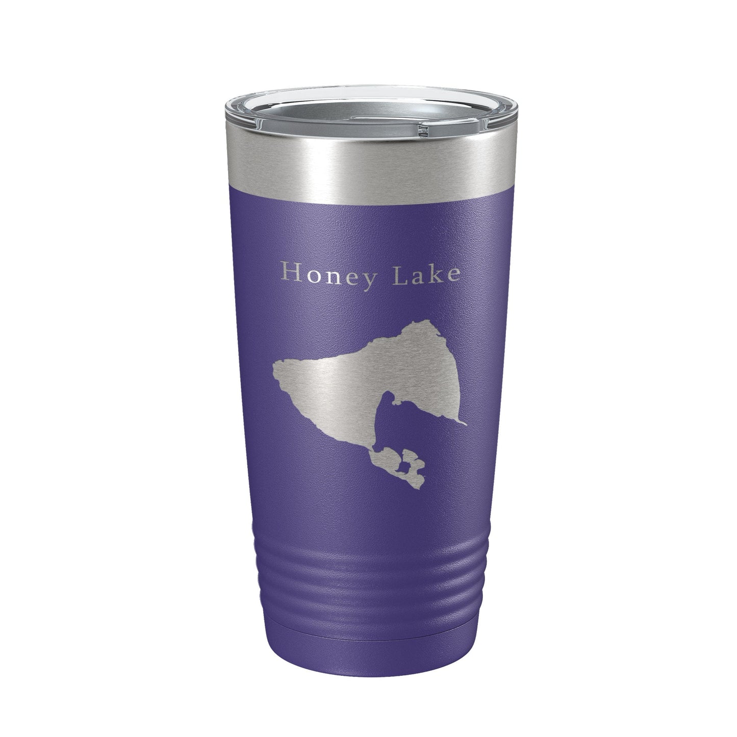 Honey Lake Map Tumbler Travel Mug Insulated Laser Engraved Coffee Cup California 20 oz-15