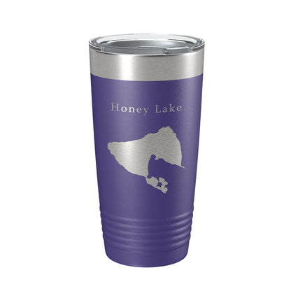 Honey Lake Map Tumbler Travel Mug Insulated Laser Engraved Coffee Cup California 20 oz-15