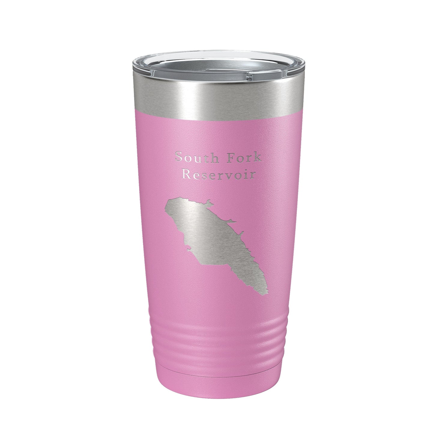 South Fork Reservoir Tumbler Lake Map Travel Mug Insulated Laser Engraved Coffee Cup Nevada 20 oz-14