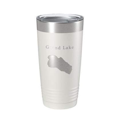 Grand Lake Map Tumbler Travel Mug Insulated Laser Engraved Coffee Cup Colorado 20 oz-7