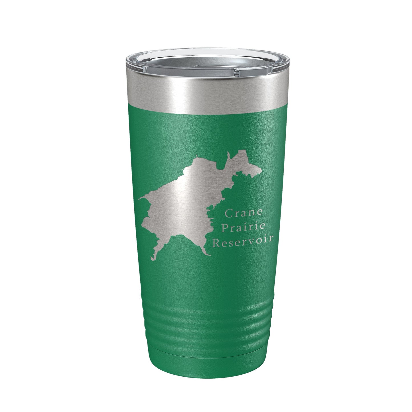Crane Prairie Reservoir Tumbler Lake Map Travel Mug Insulated Laser Engraved Coffee Cup Oregon 20 oz-9
