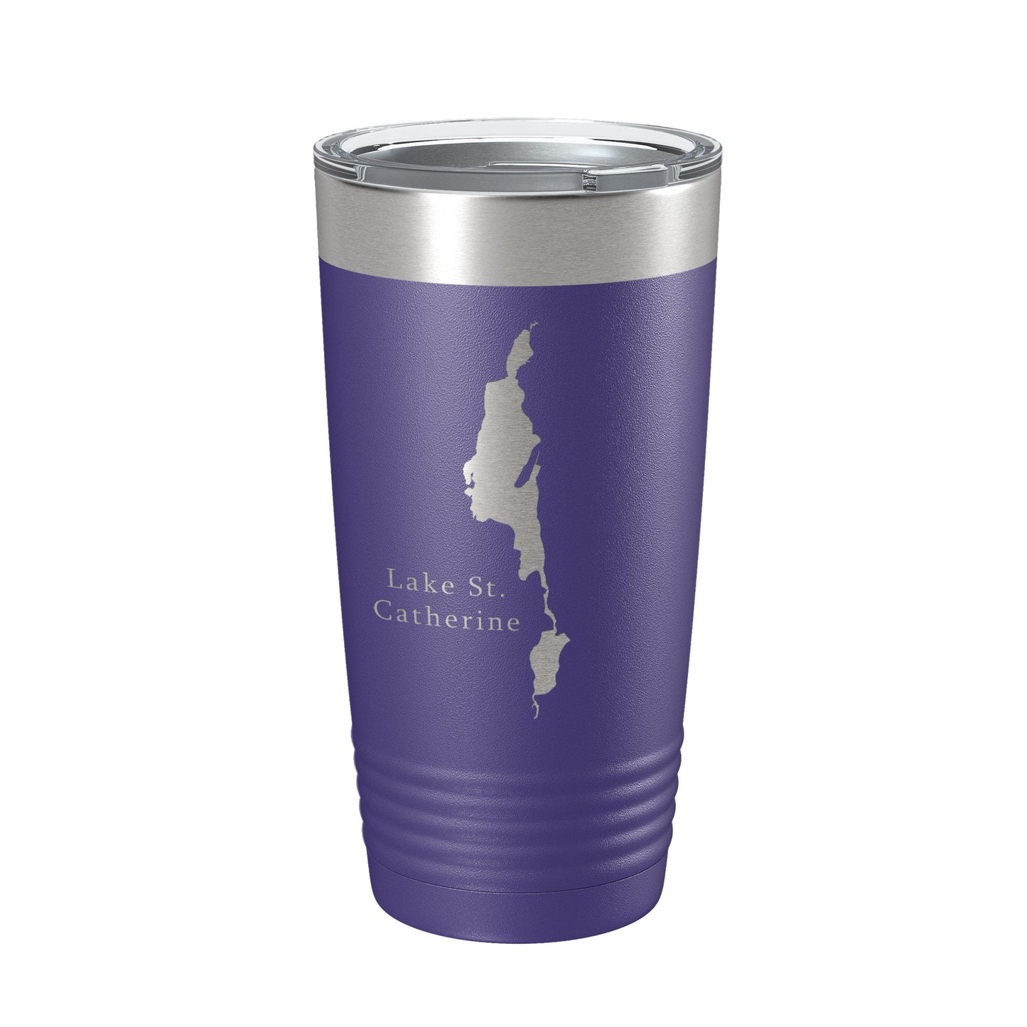 Lake St. Catherine Map Tumbler Travel Mug Insulated Laser Engraved Coffee Cup Vermont 20 oz-15