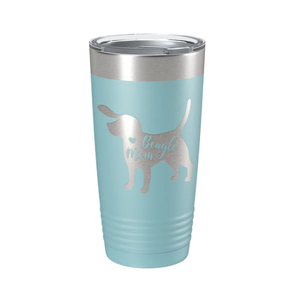 Beagle Mom Tumbler Dog Travel Mug Gift Insulated Laser Engraved Coffee Cup 20 oz-13