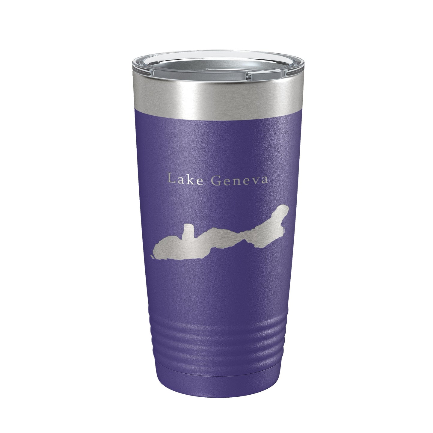 Lake Geneva Map Tumbler Travel Mug Insulated Laser Engraved Coffee Cup Wisconsin 20 oz-15