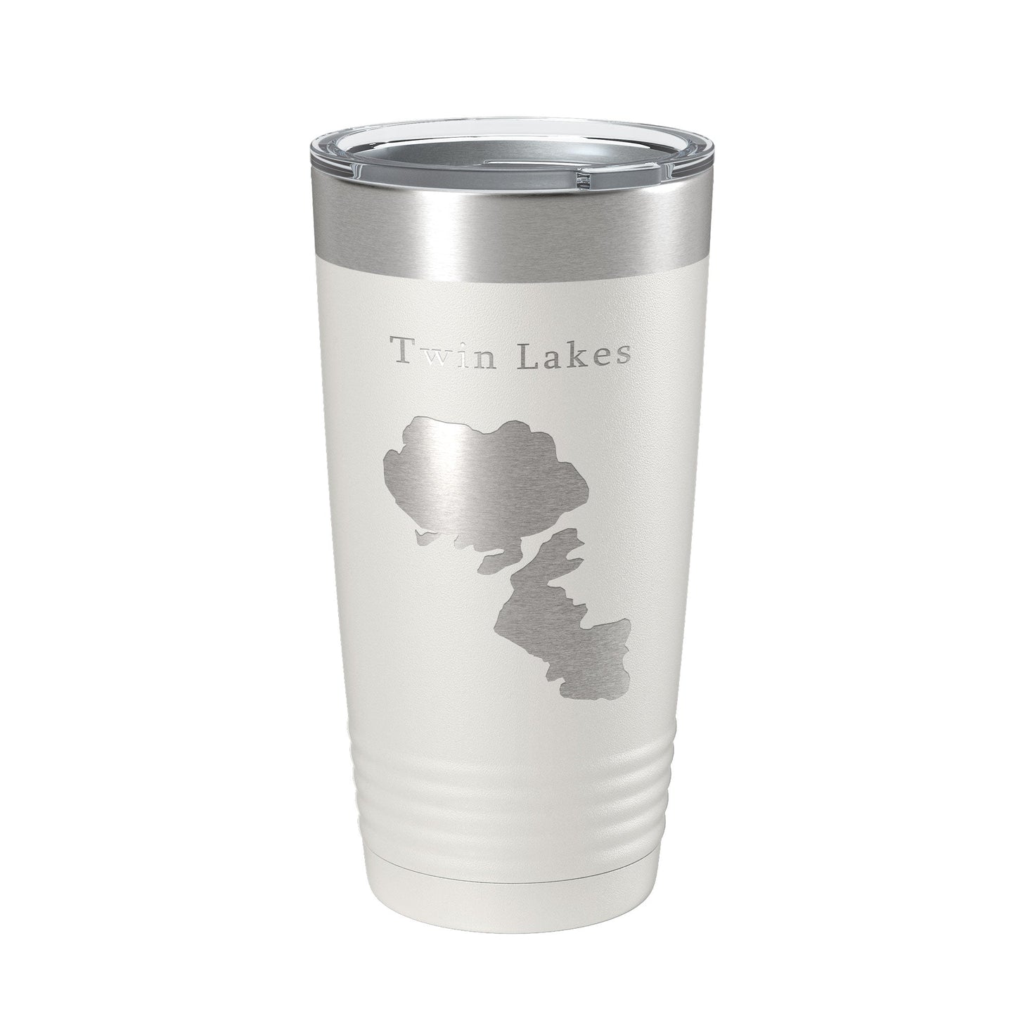 Twin Lakes Map Tumbler Travel Mug Insulated Laser Engraved Coffee Cup Idaho 20 oz-7