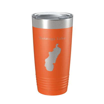 Saratoga Lake Map Tumbler Travel Mug Insulated Laser Engraved Coffee Cup New York 20 oz-17