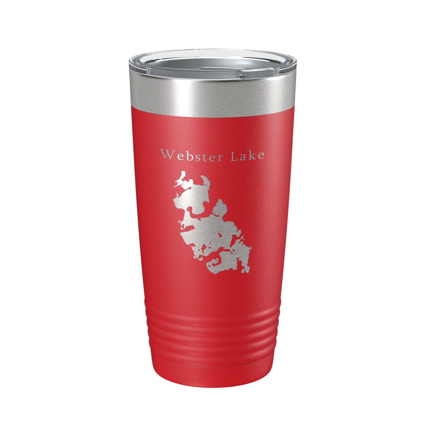 Webster Lake Map Tumbler Travel Mug Insulated Laser Engraved Coffee Cup Massachusetts 20 oz-10