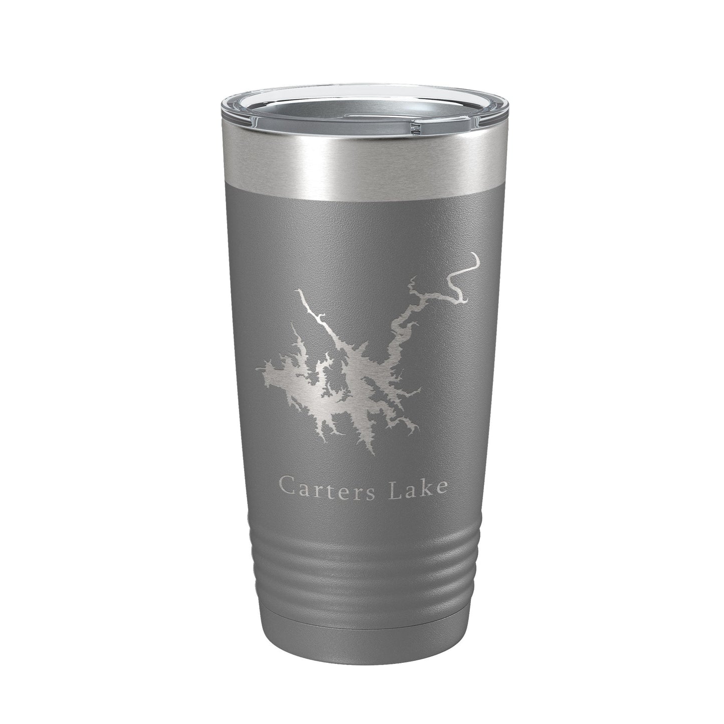 Carters Lake Map Tumbler Travel Mug Insulated Laser Engraved Coffee Cup Georgia 20 oz-16