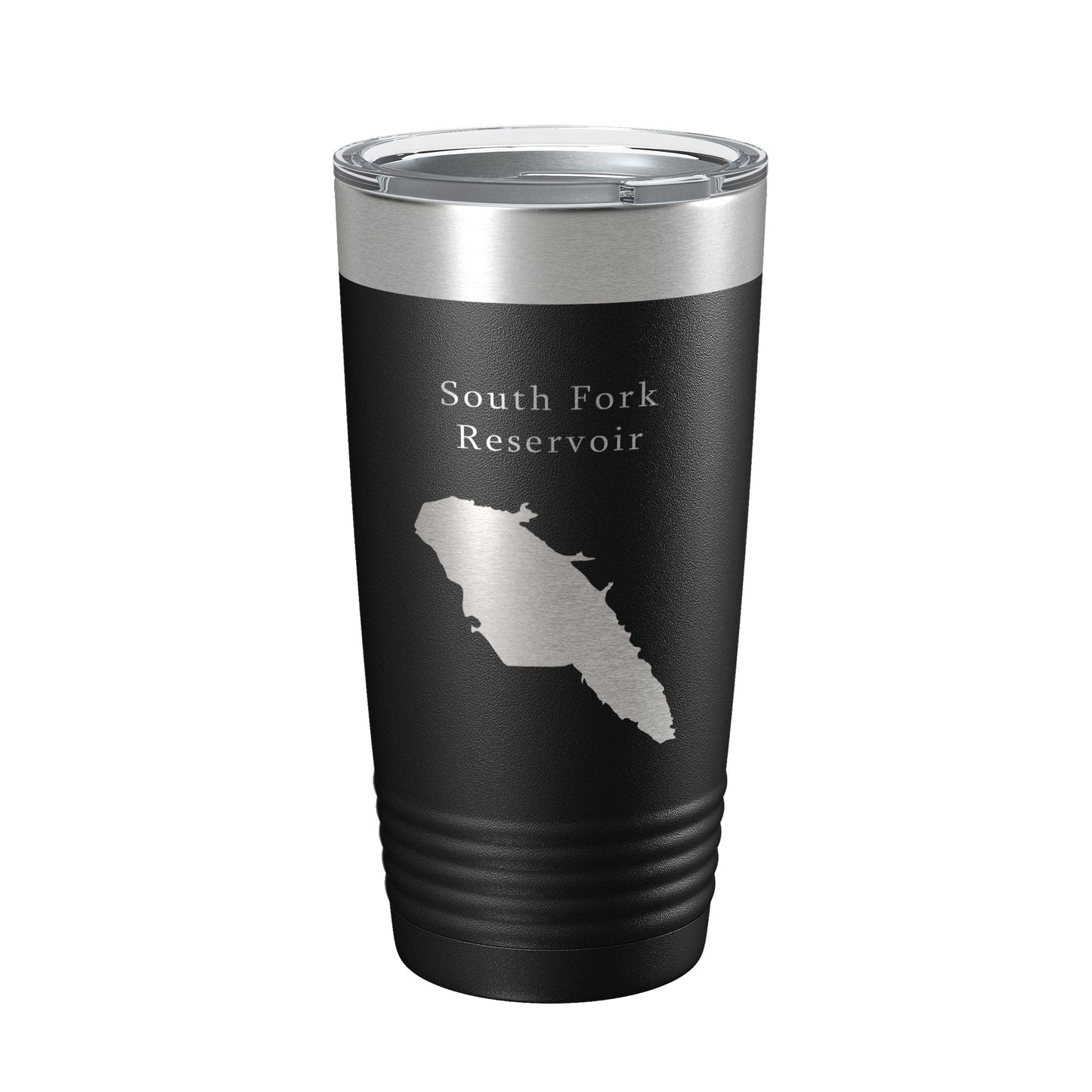 South Fork Reservoir Tumbler Lake Map Travel Mug Insulated Laser Engraved Coffee Cup Nevada 20 oz-5