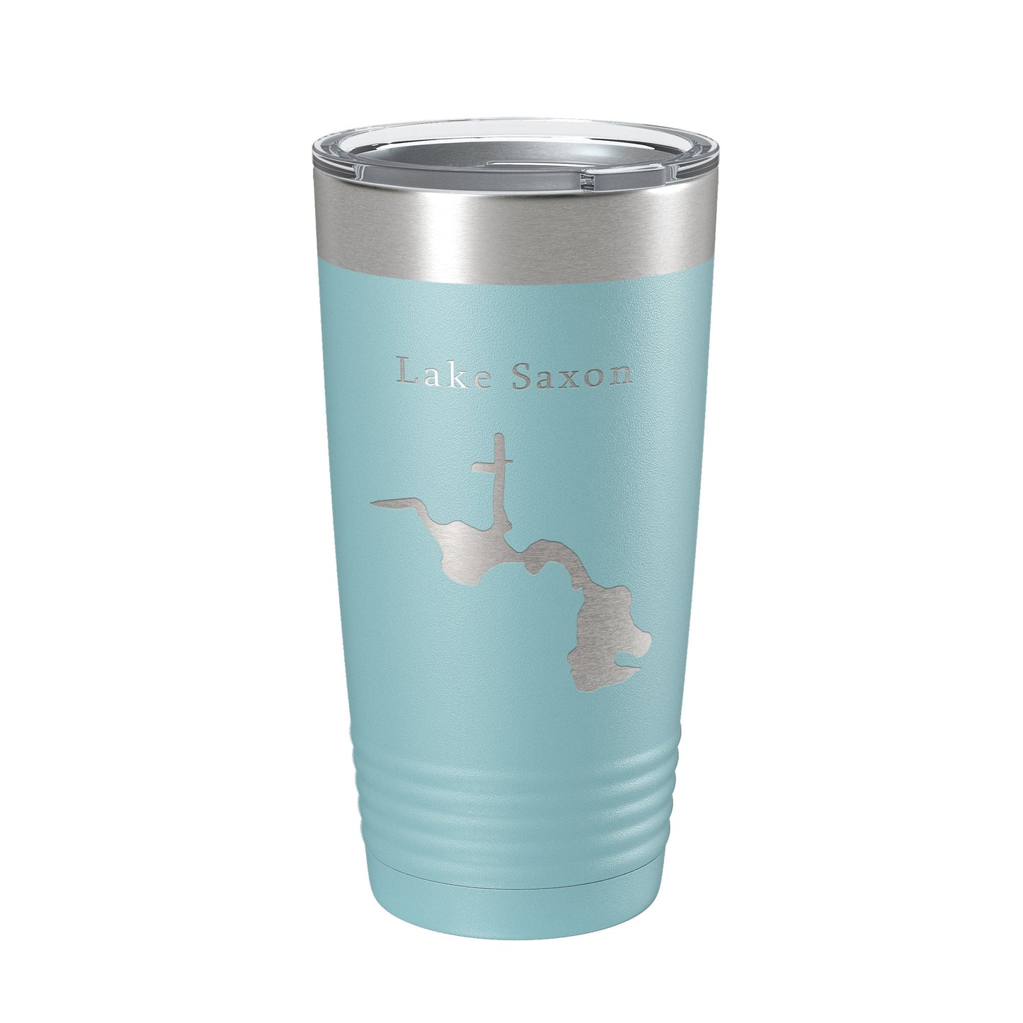 Lake Saxon Map Tumbler Travel Mug Insulated Laser Engraved Coffee Cup Florida 20 oz-13