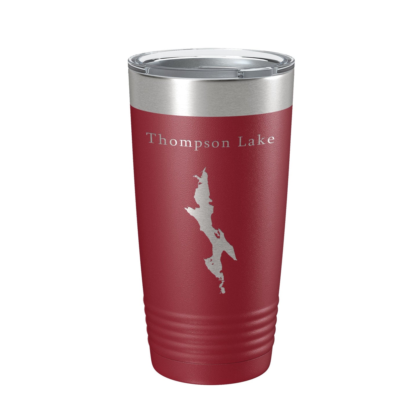 Thompson Lake Map Tumbler Travel Mug Insulated Laser Engraved Coffee Cup Maine 20 oz-18