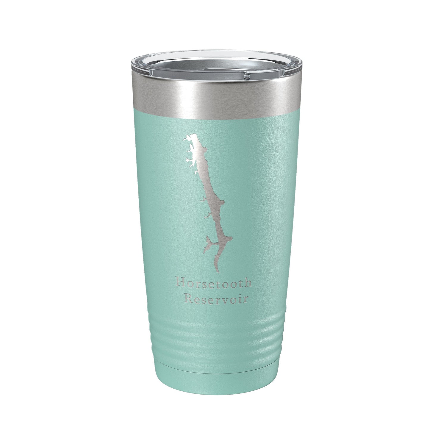 Horsetooth Reservoir Tumbler Lake Map Travel Mug Insulated Laser Engraved Coffee Cup Colorado 20 oz-12