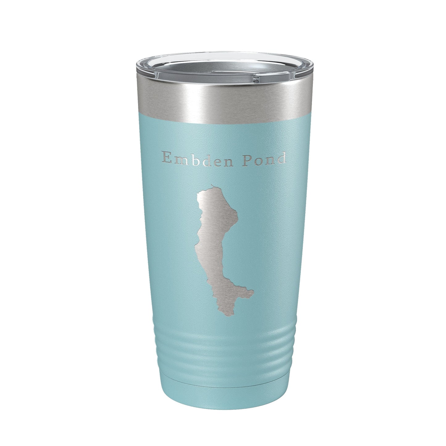 Embden Pond Tumbler Lake Map Travel Mug Insulated Laser Engraved Coffee Cup Maine 20 oz-13