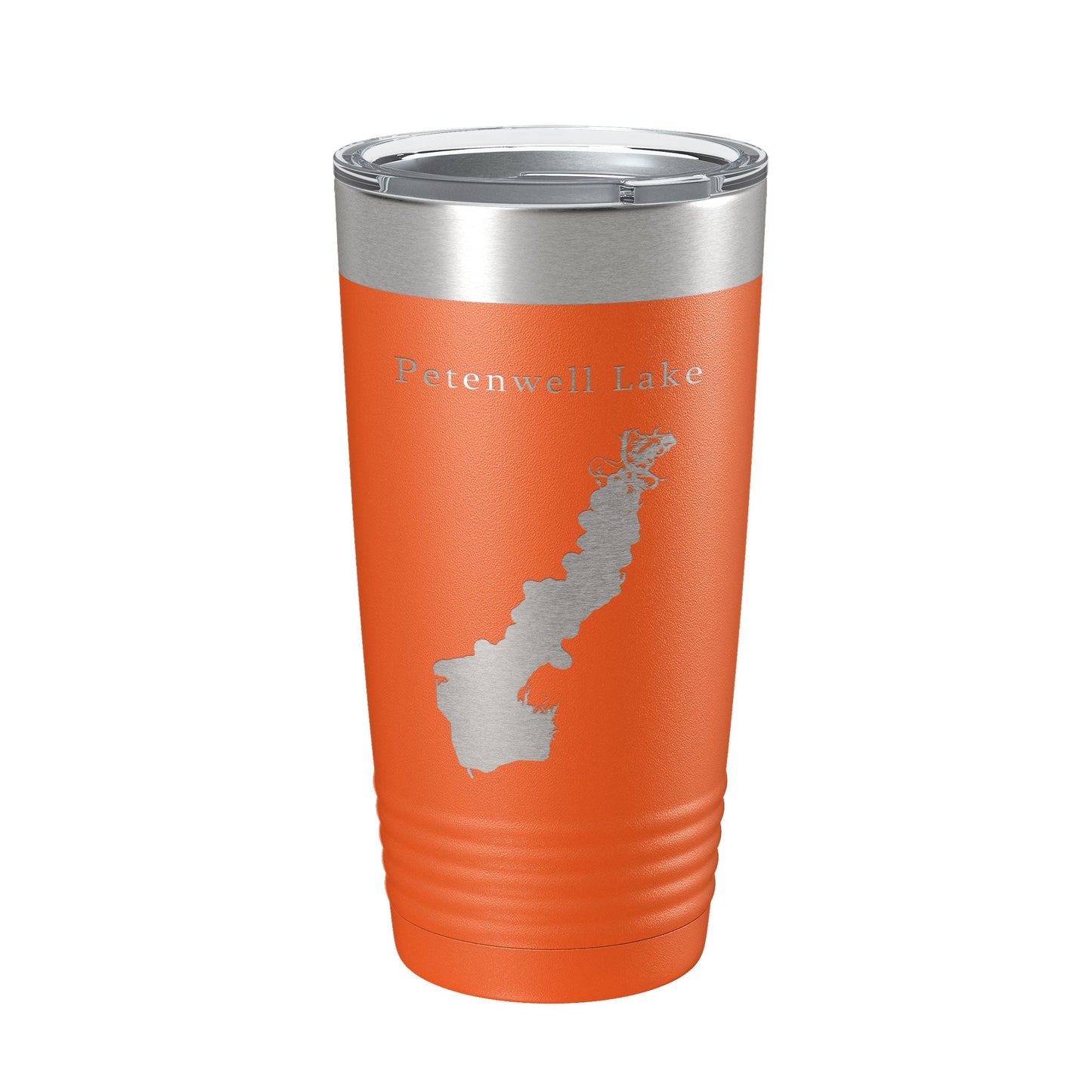 Petenwell Lake Map Tumbler Travel Mug Insulated Laser Engraved Coffee Cup Wisconsin 20 oz-17