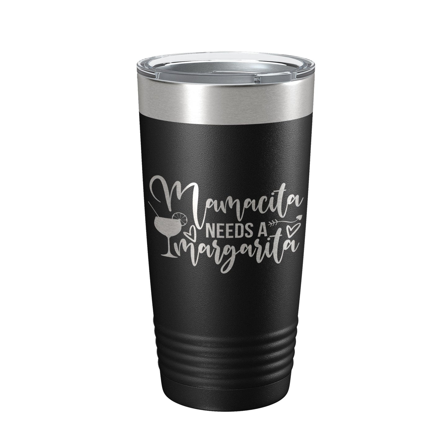 Mamacita Needs A Margarita Tumbler Funny Mom Travel Mug Mother's Day Gift Insulated Laser Engraved Coffee Cup Momma Mama Drink 20 oz-5