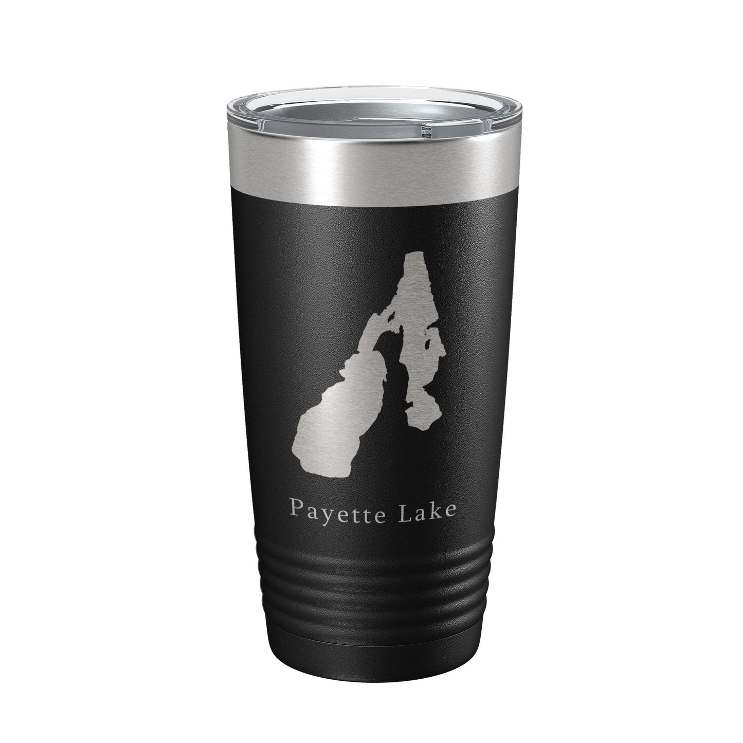 Payette Lake Map Tumbler Travel Mug Insulated Laser Engraved Coffee Cup Idaho 20 oz-0
