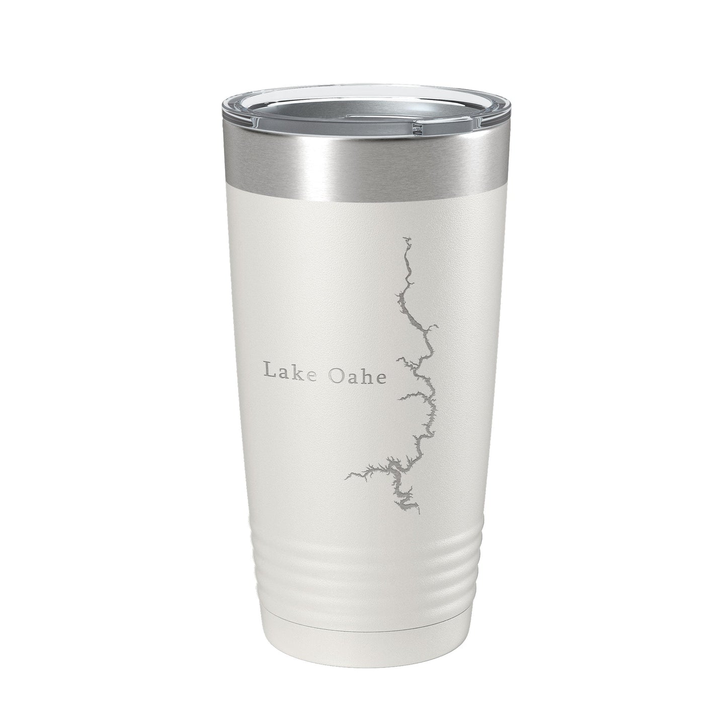 Lake Oahe Map Tumbler Travel Mug Insulated Laser Engraved Coffee Cup South Dakota 20 oz-7