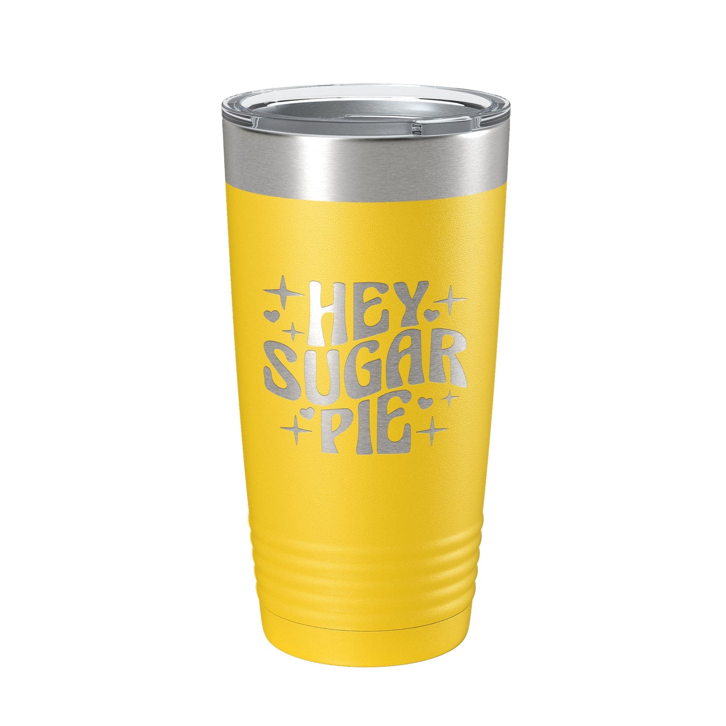 Hey Sugar Pie Tumbler Valentine's Day Travel Mug Gift Insulated Laser Engraved Coffee Cup Retro 20 oz-19
